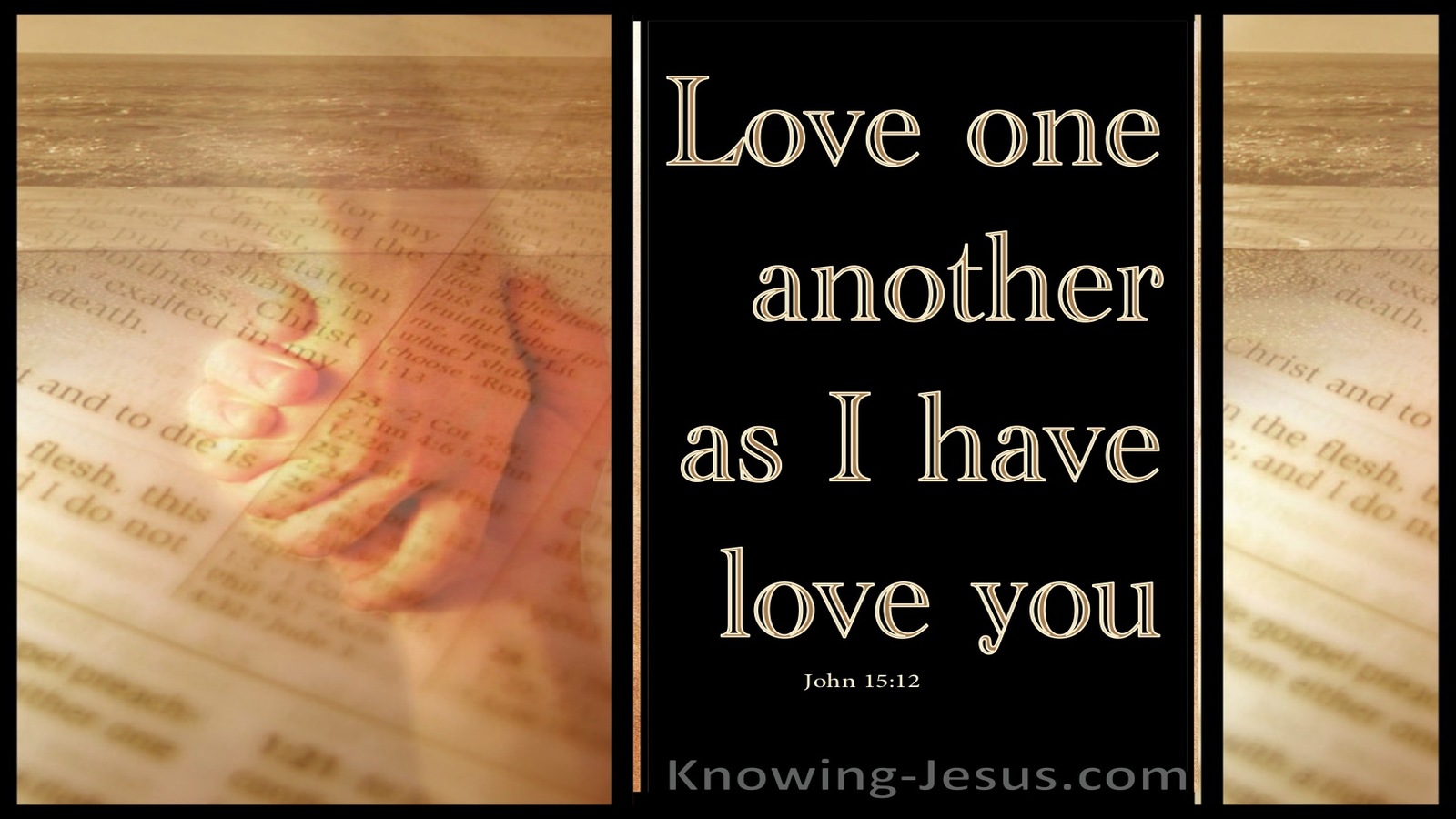 John 15:12 The Arm Of Love (devotional)01:10 (brown)